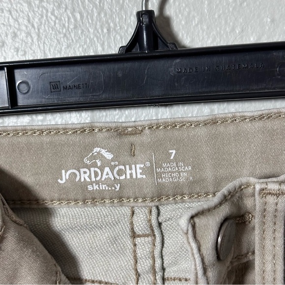 Jordache Kids Girls Khaki School Uniform Skinny Pants size 7. - Picture 4 of 8